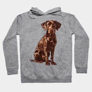 Valentine German Shepherd Shaped Chocolate Hoodie